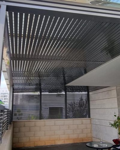 פרגולה וגדר אלומיניום